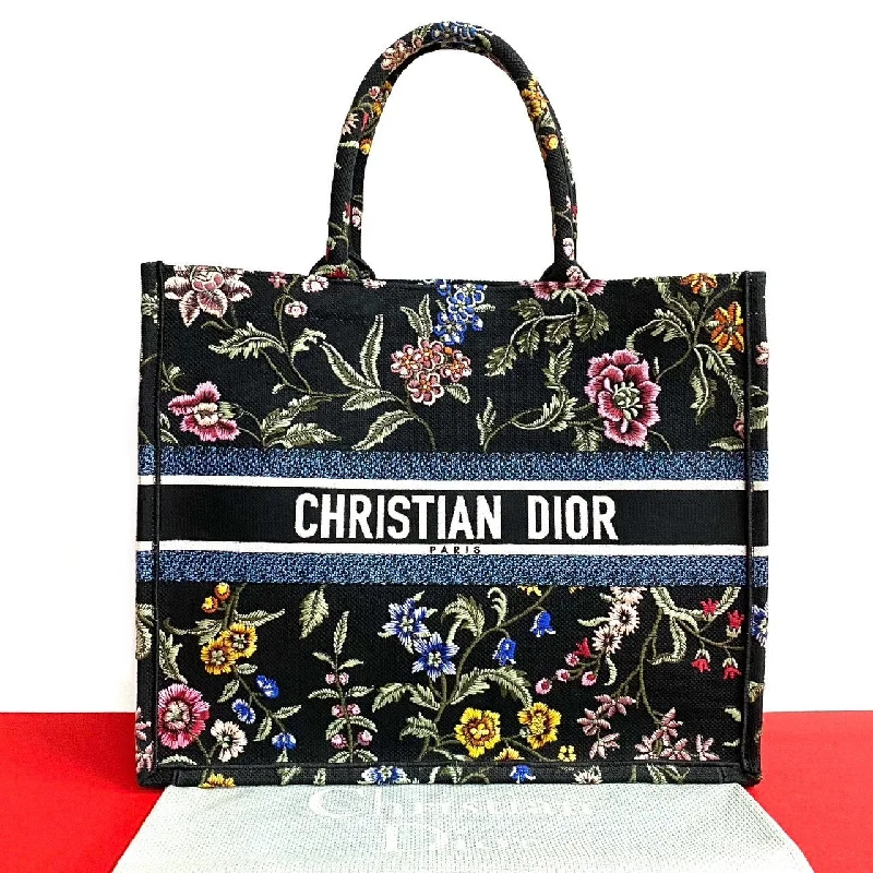 Christian Dior bags for exclusive shoppers -Dior Tote Bag canvas black book tote large