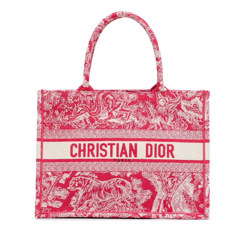 Christian Dior luxury bags for exclusive buyers -Pink Dior Medium Toile de Jouy Book Tote