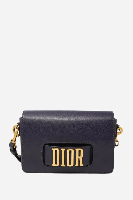 Christian Dior handbags with creative embellishments -Dior Blue Leather J'adior Flap Bag