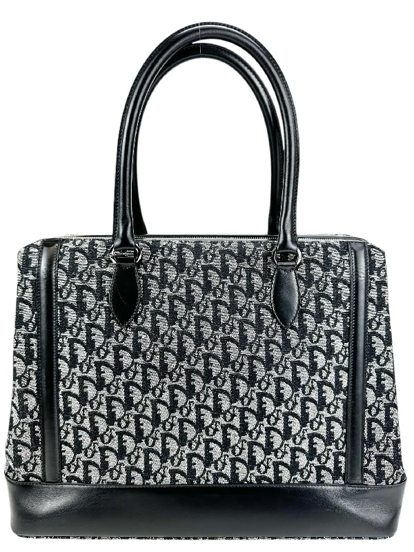 Christian Dior handbags with premium craftsmanship -Dior Black Diorissimo Canvas Frame Bag