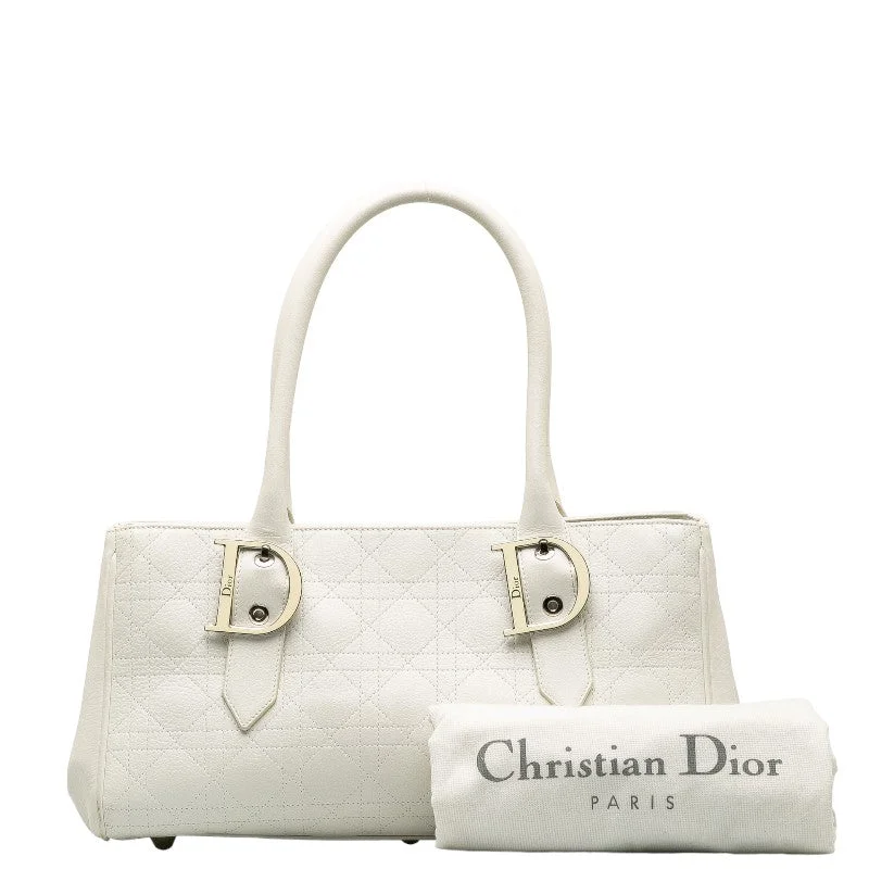 Christian Dior luxury bags for fashion-forward women -Dior Leather Cannage Tote Bag