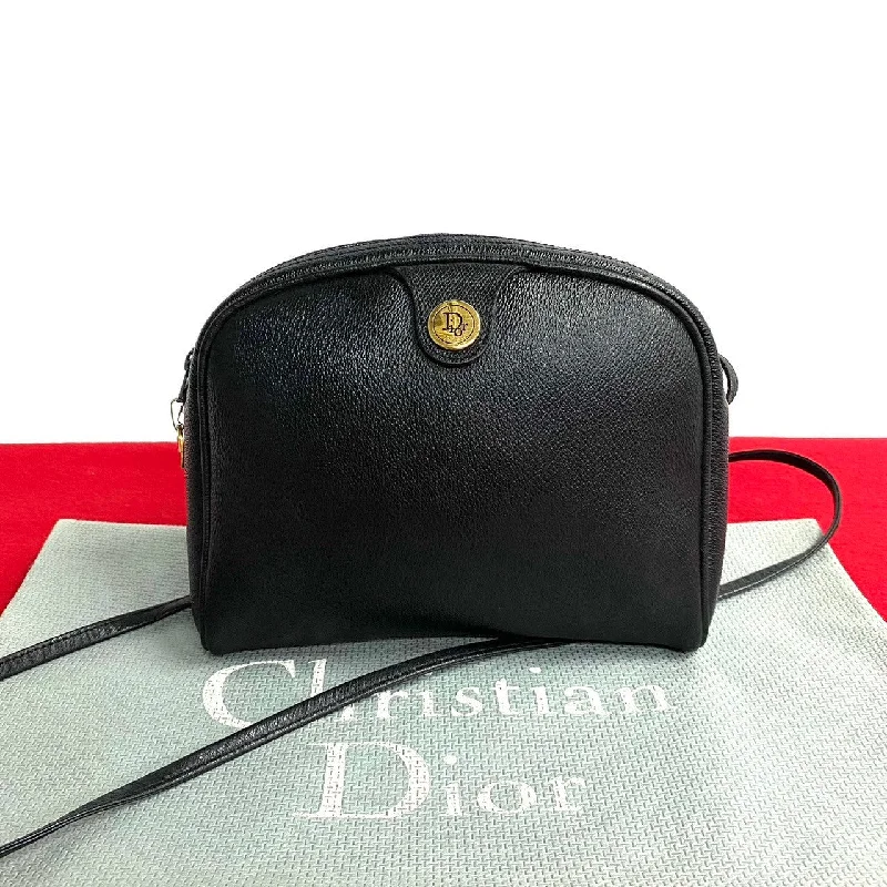 Christian Dior bags for everyday luxury -Dior Shoulder Bag leather black