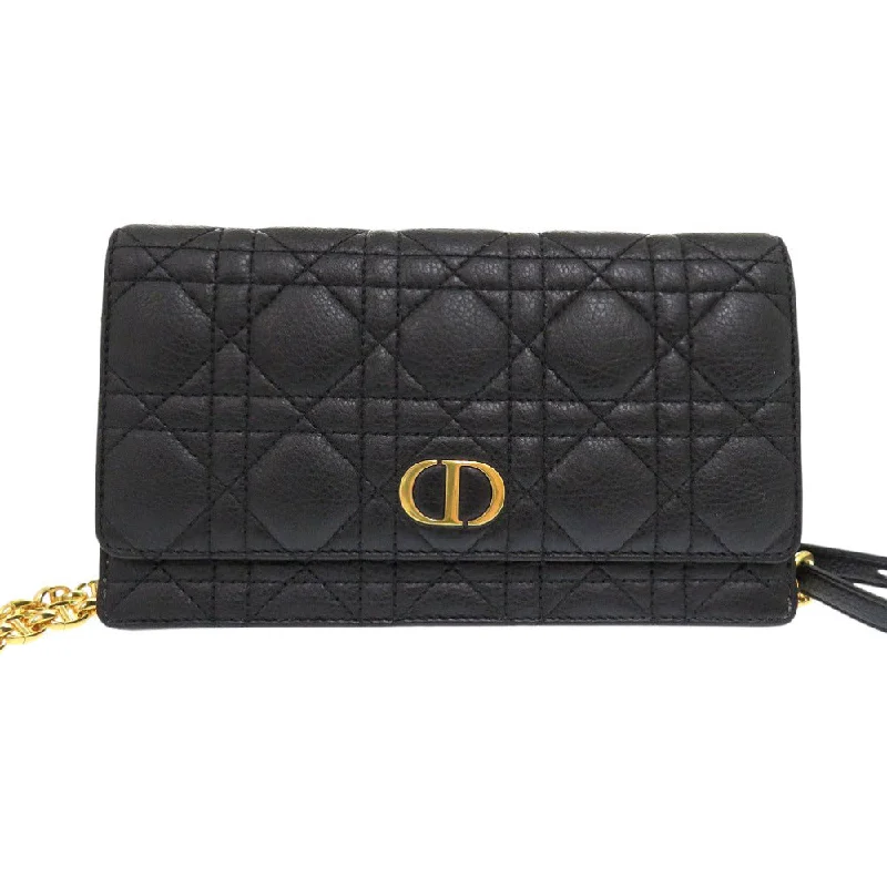 Christian Dior tote bags for women -Christian Dior Waist bag Calfskin black Canage Caro pouch