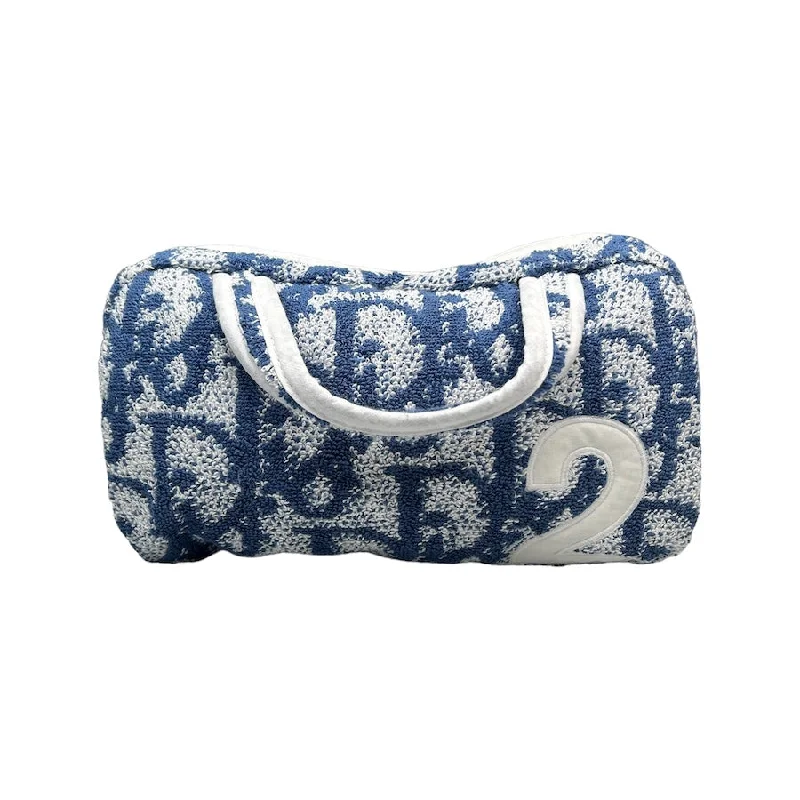 Christian Dior luxury bags with elegant details -DIOR TROTTER MONOGRAM TERRY CLOTH TOWEL BAG