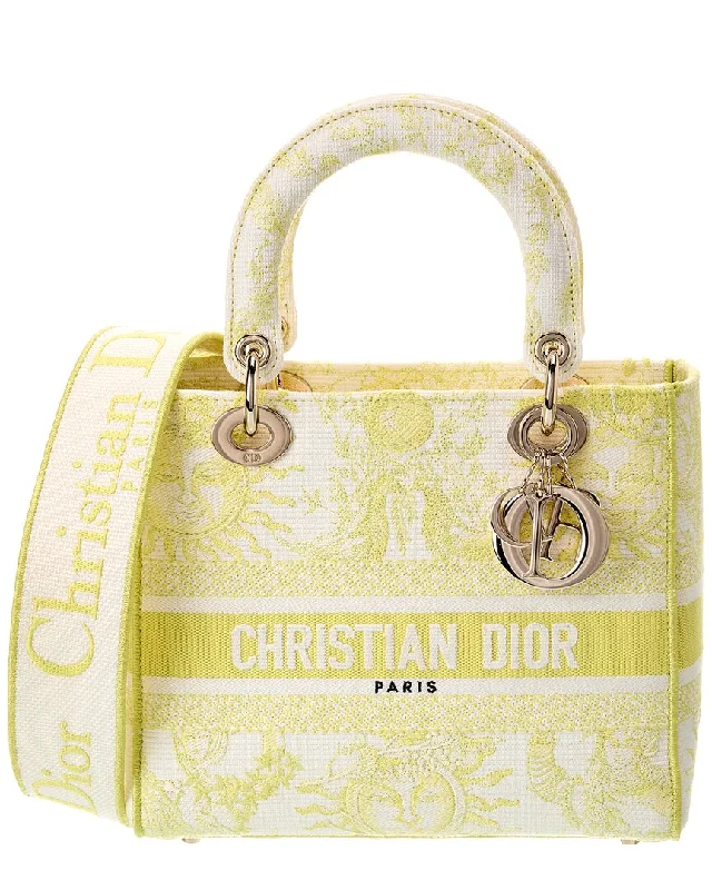 Christian Dior handbags for the modern woman’s wardrobe -Dior Lady D-Lite Medium Canvas Tote