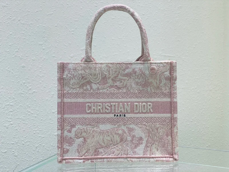 Christian Dior handbags with intricate patterns -Christian Dior Small Book Tote Pink, For Women