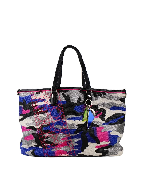 Christian Dior luxury handbags for women -Dior x Anselm Reyle Camouflage Tote.