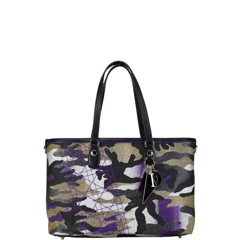 Christian Dior tote bags for women -Dior Anselm Reyle Camouflage Tote Bag Canvas Leather