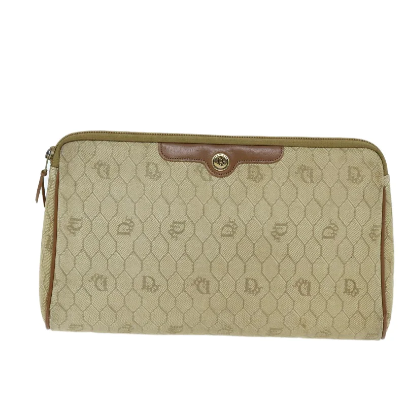 Christian Dior bags for exclusive fashionistas -Dior Honeycomb  Canvas Clutch Bag (Pre-Owned)