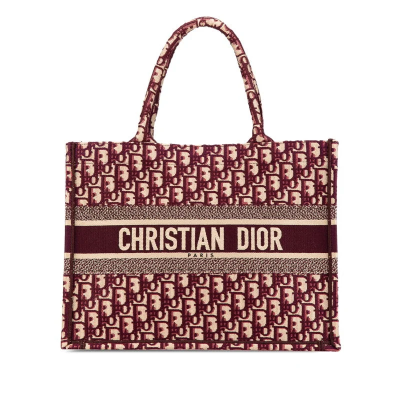 Christian Dior bags for sophisticated styling -Dior Oblique Book Tote Medium Bag