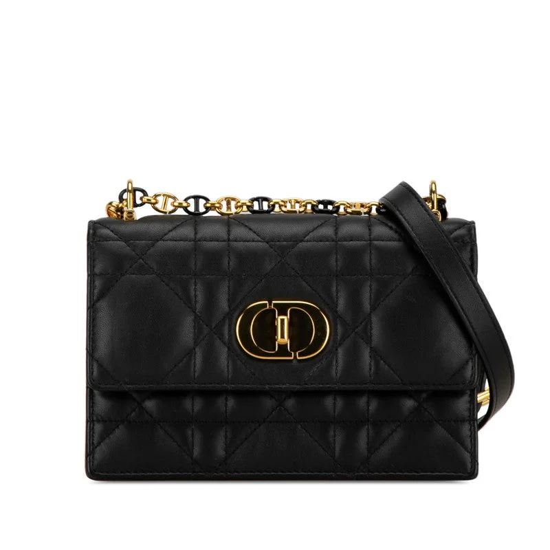 Christian Dior handbags with premium leather accents -Dior Miss Caro Lambskin Chain Mini Shoulder Bag