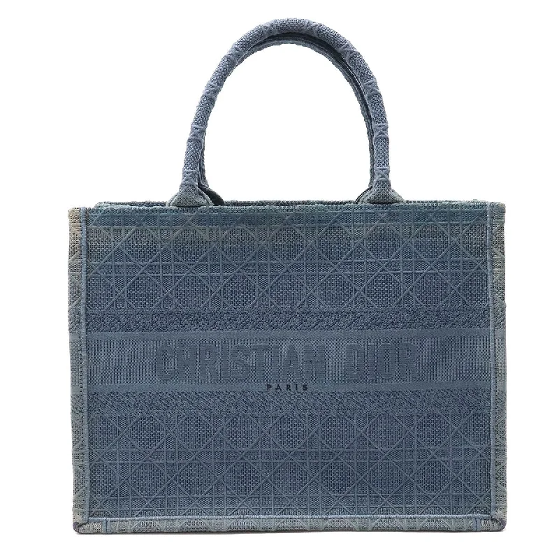 Christian Dior bags for exclusive occasions -Dior Book Tote Canvas Bag Blue