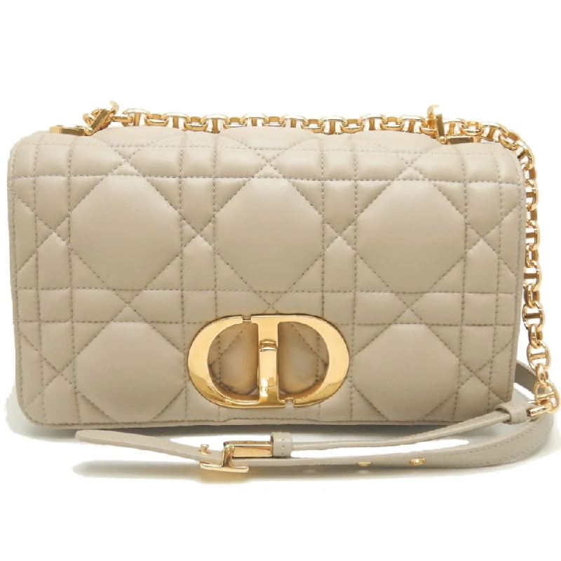 Christian Dior bags with elegant finishes -Dior Caro Medium Shoulder Bag Beige