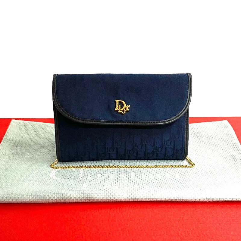 Christian Dior bags with fine craftsmanship -Dior Trotter Canvas Leather Shoulder Bag