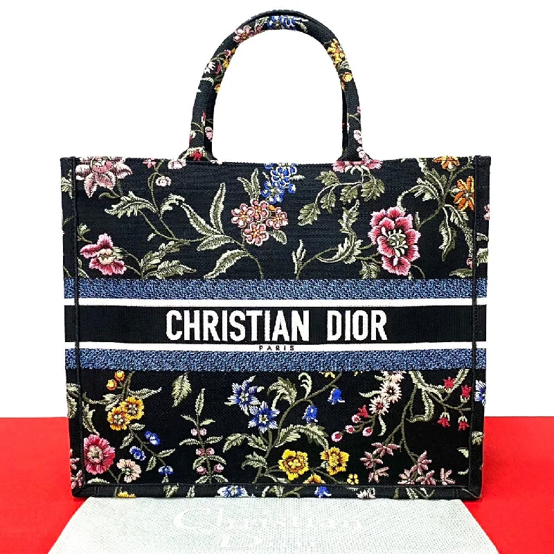 Christian Dior handbags for evening wear -Dior Tote Bag canvas black book tote large