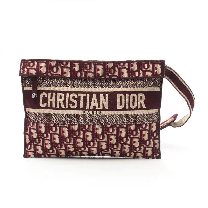 Christian Dior handbags with versatile handles -Dior Oblique Jacquard Canvas Waist Bag