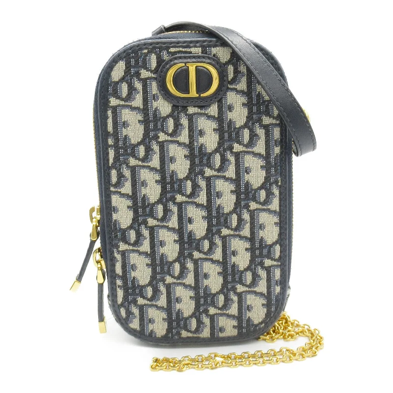 Christian Dior handbags for evening wear -Dior Jacquard Phone Chain Shoulder Bag