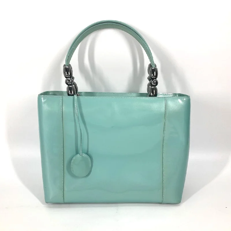 Christian Dior handbags with artistic patterns -Dior Handbag enamel Light blue Shoulder Bag Shoulder Bag Maris Pearl