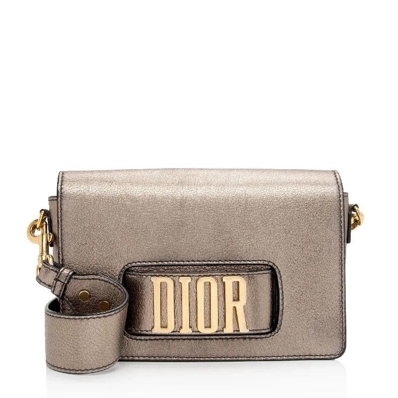 Christian Dior handbags for special events -Dior Metallic Grained Calfskin Dio(R)evolution Flap Bag