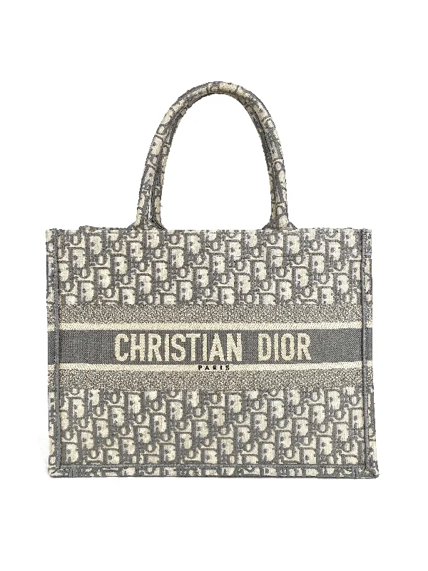 Christian Dior luxury bags for collectors -Dior Grey Oblique Small Book Tote