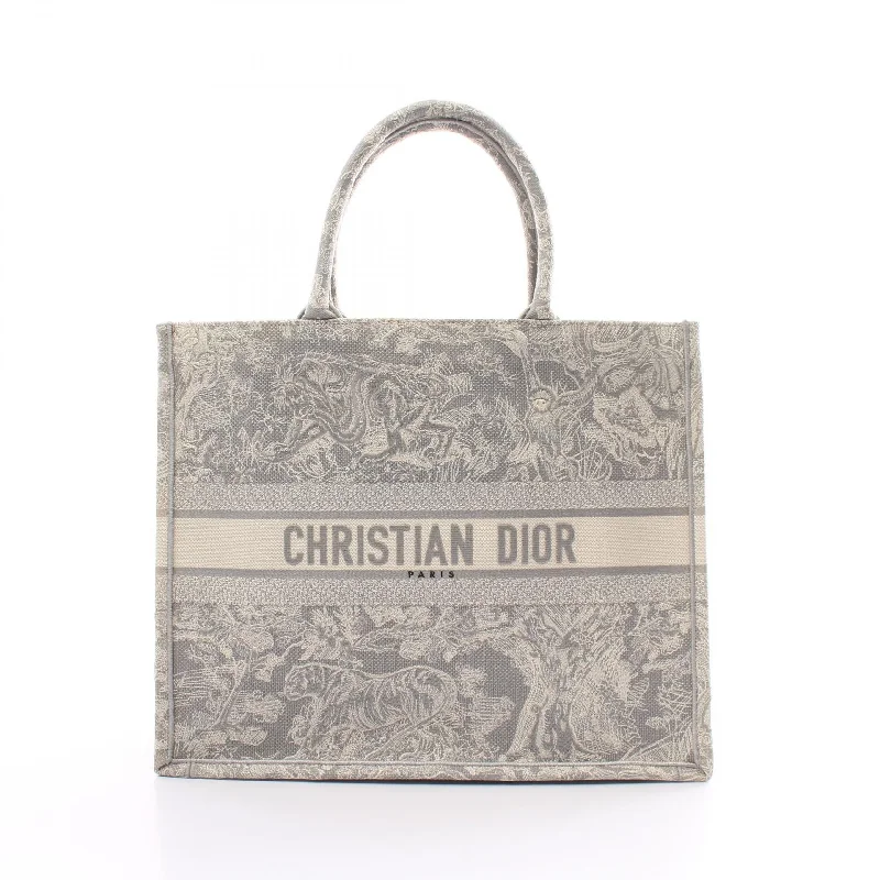 Christian Dior bags for everyday luxury -Dior Book Tote Canvas Large Tote Bag