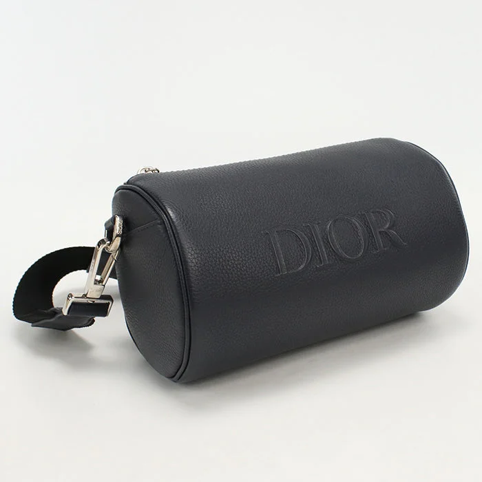 Christian Dior handbags with classic appeal -Christian Dior 1ROPO061YPQ Roller bag Cross body Shoulder leather navy unisex