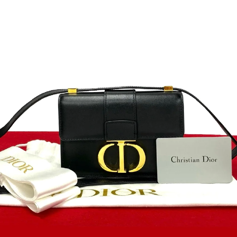 Christian Dior handbags with elegant leather -Dior Shoulder Bag Calfskin black Montaigne