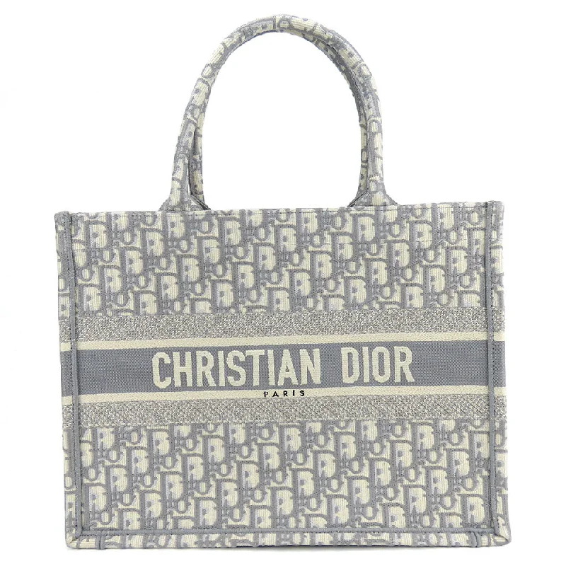 Christian Dior bags for exclusive occasions -Christian Dior Canvas Tote Bag Medium Oblique