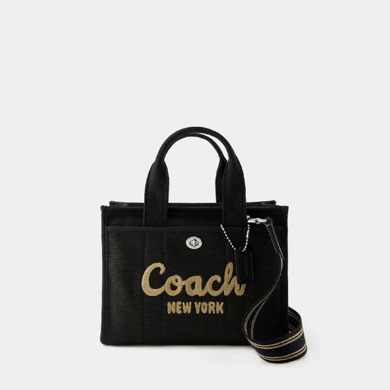 Coach leather bags for work -Cargo Tote 26 - Coach - Canvas - Black