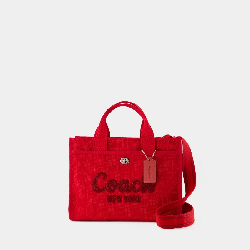 Coach bags with patchwork designs -Cargo Tote - Coach - Cotton - Red