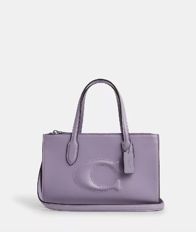 Coach classic leather bags -Coach Nina Small Tote In Light Violet