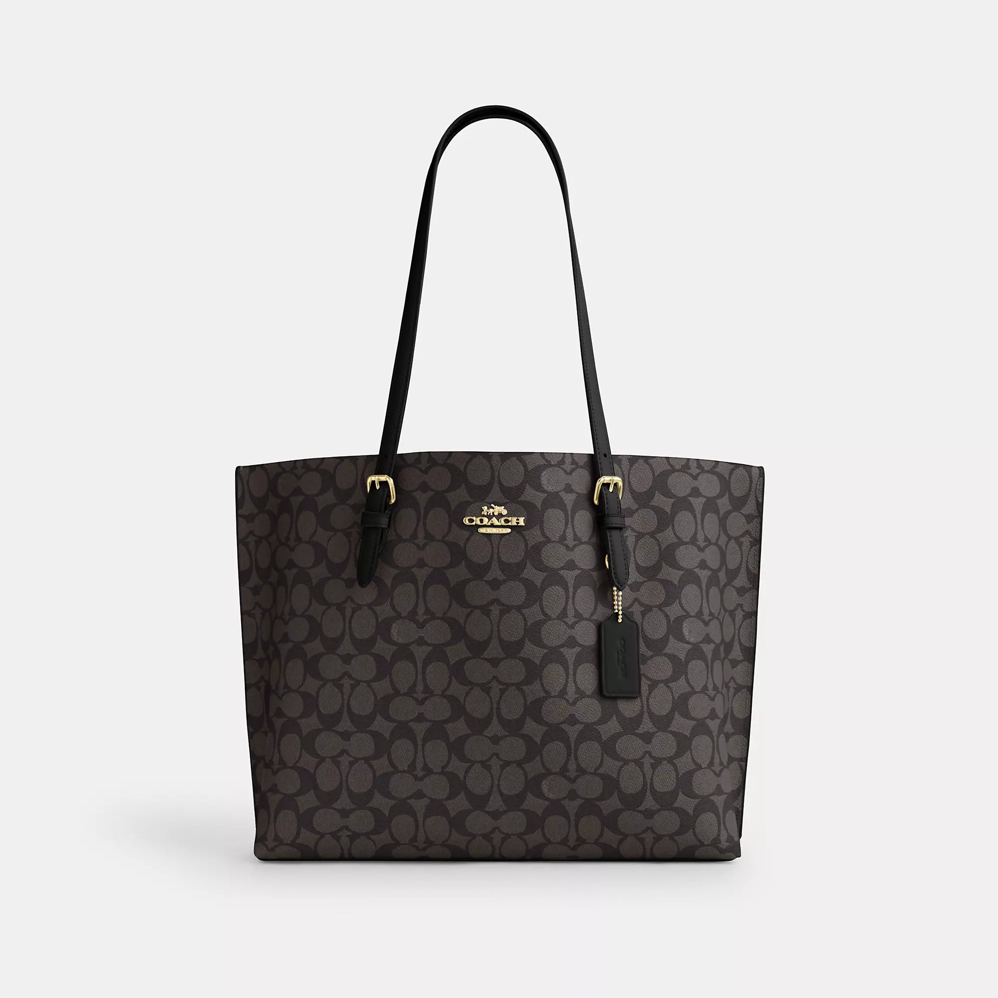 Coach handbags for everyday use -Coach Outlet Mollie Tote Bag In Signature Canvas