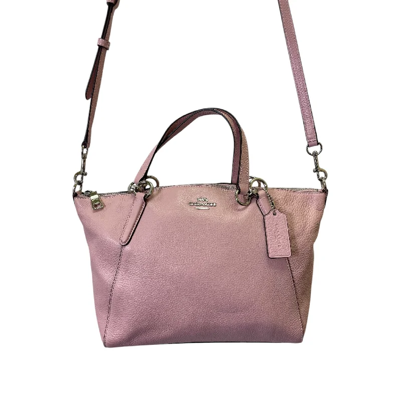 Coach bags with elegant handles -Handbag Designer By Coach In Pink, Size:Medium