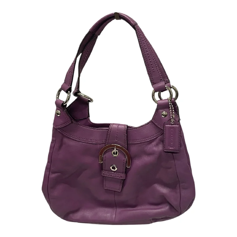 Coach bags with patchwork designs -Handbag Designer By Coach In Purple, Size:Medium