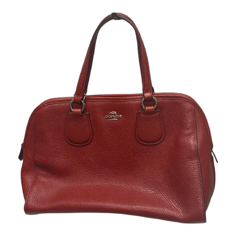 Coach handbags with artistic flair -Handbag Designer By Coach In Red, Size:Medium