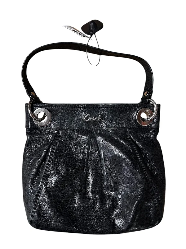 Coach handbags with polished hardware -Handbag Designer By Coach, Size: Medium