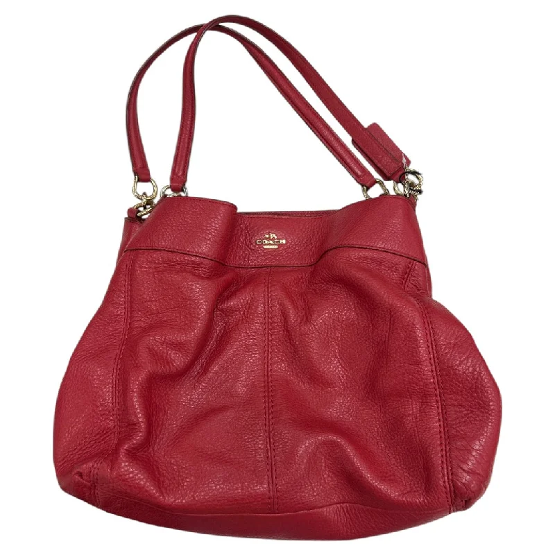 Coach leather bucket bags -Handbag Designer By Coach, Size: Medium