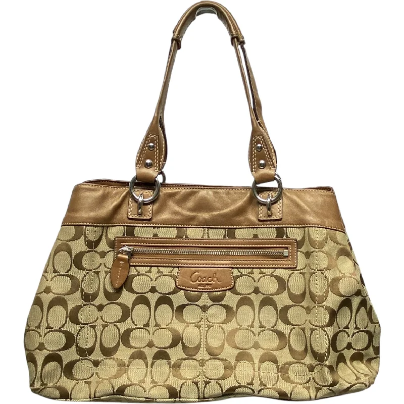 Coach monogrammed handbags for sale -Handbag Designer By Coach, Size: Medium