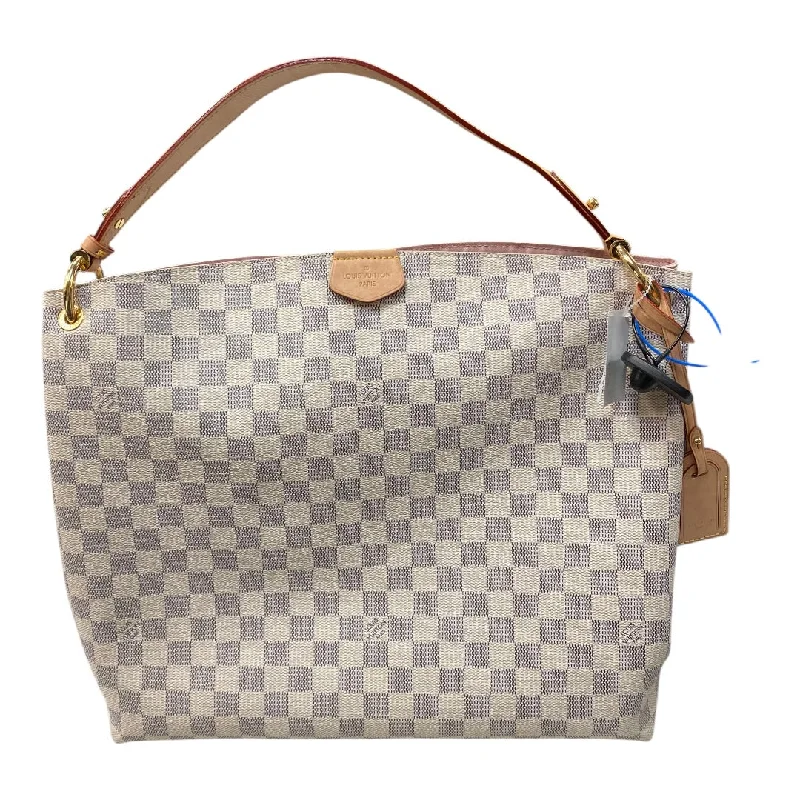 Louis Vuitton bags with vibrant leather details -Handbag Luxury Designer By Louis Vuitton, Size: Large