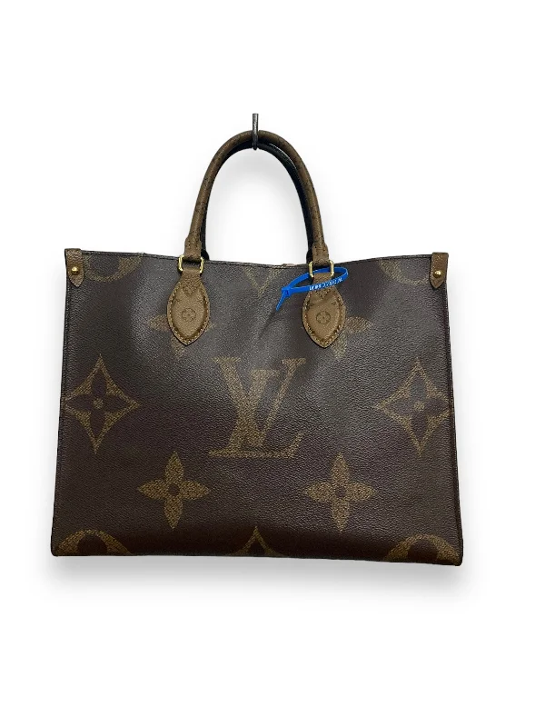 Louis Vuitton luxury leather satchel bags -Handbag Luxury Designer By Louis Vuitton, Size: Medium