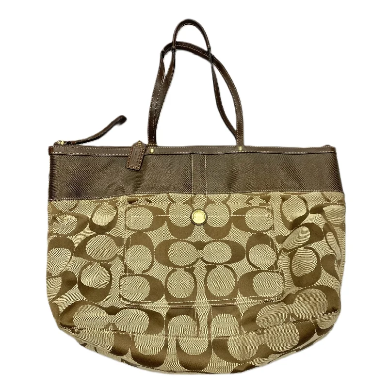 Coach handbags with artistic flair -Tote Designer By Coach, Size: Large