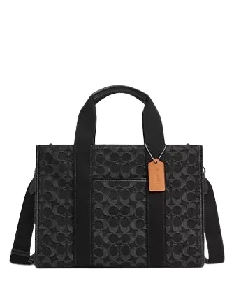 Coach bags for casual elegance -Coach Smith Tote In Signature Denim