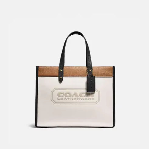 Coach signature canvas bags -Field Tote 30 In Colorblock With Coach Badge