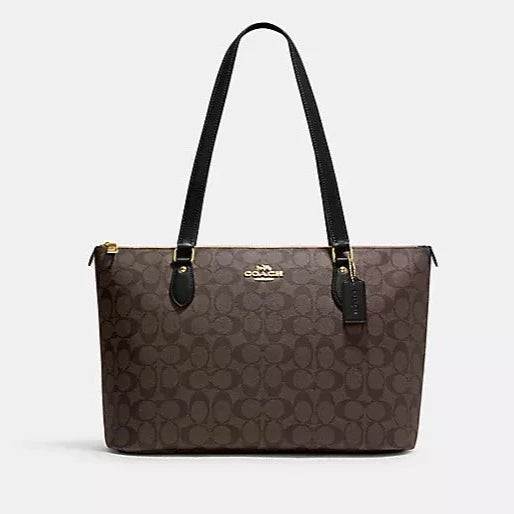 Coach handbag collection for stylish women -Gallery Tote In Signature Canvas