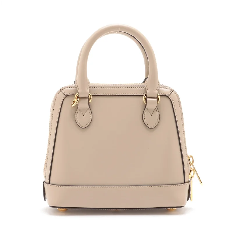 GUCCI bags with chic details -Gucci 1955 Horse  2WAY Handbag Beige 677212