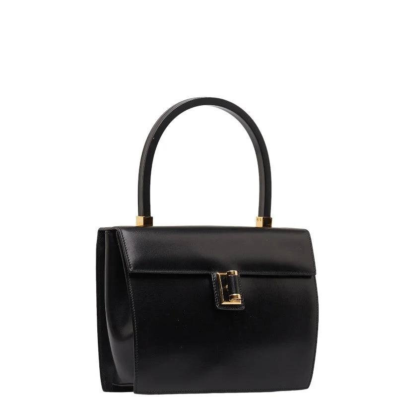 GUCCI leather bags with exotic textures -Gucci 96 Turn-Lock Kelly Handbag 000 46 0096 Black Leather  Gucci