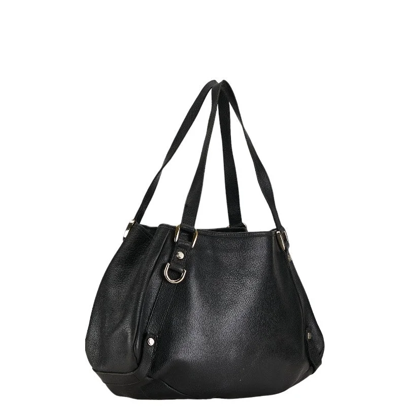 GUCCI bags with minimalist design -Gucci Abbey Tote Bag Handbag 130736 Black G Leather  Gucci