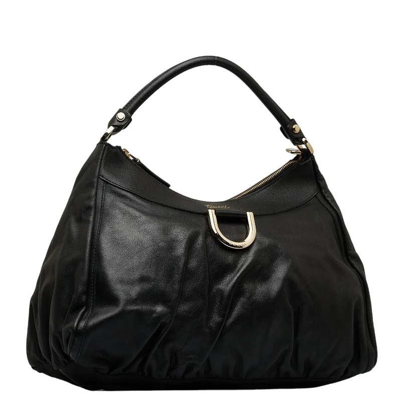 GUCCI bags for the chic modern woman -Gucci Abby Shoulder Bag 189833 Black Leather  Gucci