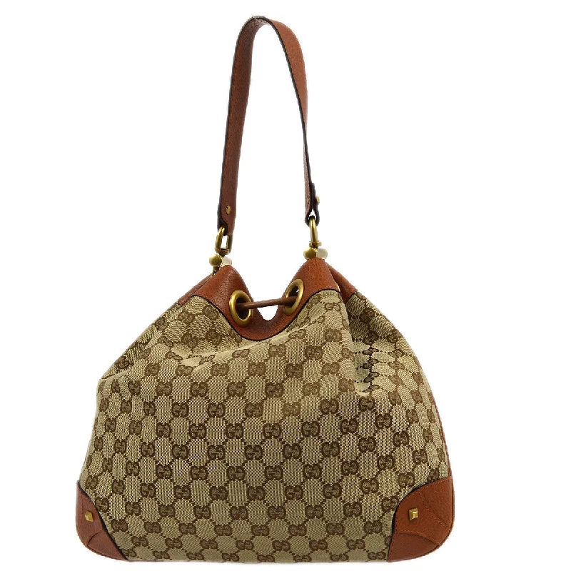 GUCCI luxury handbags with a statement flair -Gucci Beige GG Drawstring Handbag