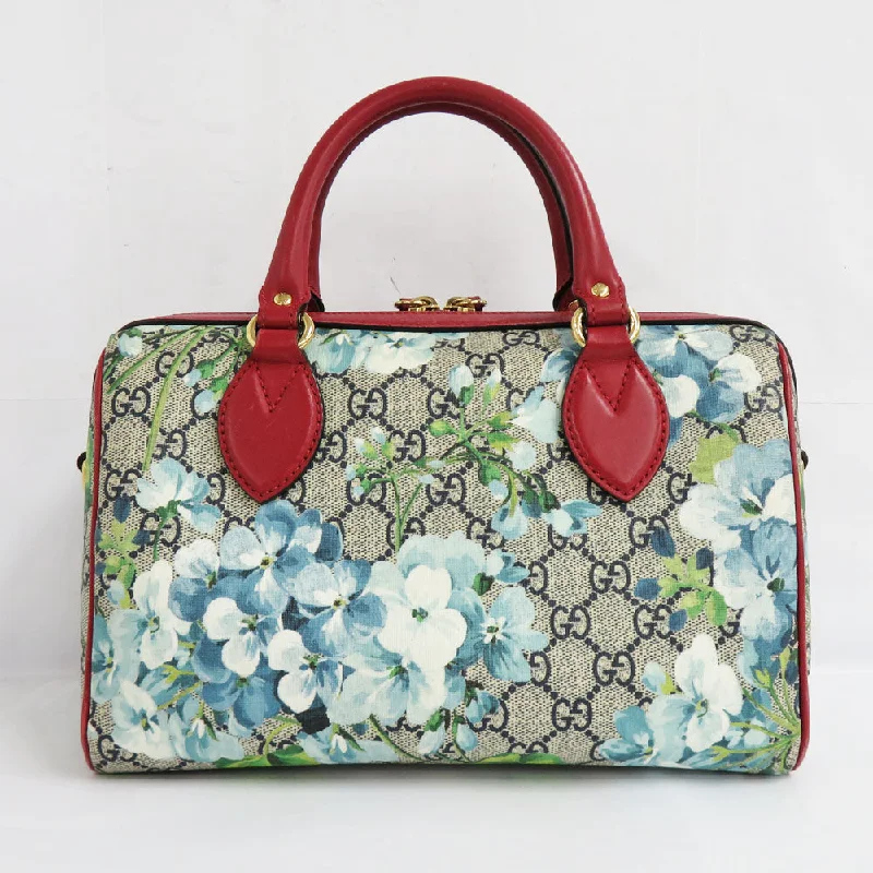 GUCCI bags with gold accents -Gucci GG Bloom's 2w Bag 409529 Flower Bag Handbag Red G Red Red